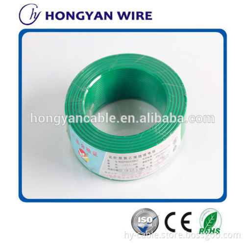 copper conductor pvc insulated electric wire